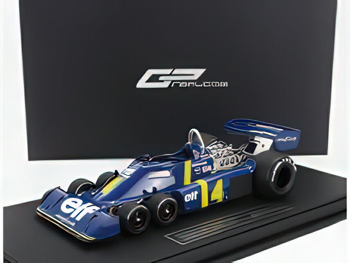 TYRRELL  F1  P34 ELF 6 WHEELS N 4 3rd MONACO GP 1976 PATRICK DEPAILLER  BLUE YELLOW/GP Replicas 1/18ミニカー