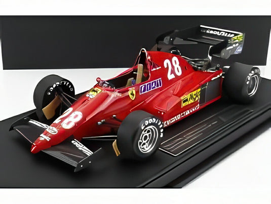 FERRARI F1 126C3 スクーデリア・フェラーリ N 28 優勝 & ファステストラップ ドイツGP 1983 ルネ・アルヌー レッド/ GP Replicas 1/18 ミニカー