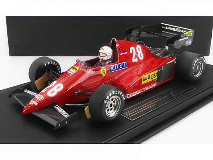 【予約】2025年発売予定FERRARI F1 126C3 SCUDERIA FERRARI N 28 WINNER & FASTEST LAP GERMAN GP (with pilot figure) 1983 RENE ARNOUX RED/GP Replicas 1/18ミニカー