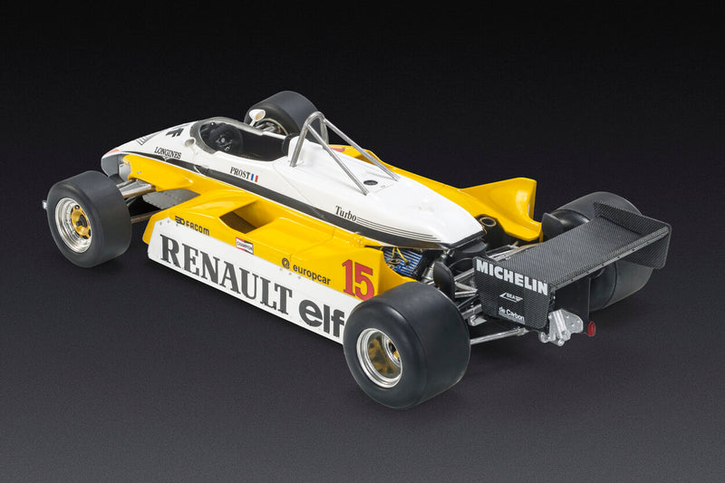 ギャラリービューアに画像をロードする, 【予約】2025年発売予定RENAULT F1 RE 30B V6 TURBO N 15 SEASON 1982 A.PROST YELLOW WHITE/GP Replicas 1/18ミニカー
