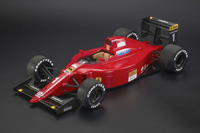 【予約】2026年発売予定FERRARI F1 641 2 1号車 1990年 メキシコGP 優勝 A.PROST ドライバーフィギュア付 レッド/ブラック/ GP Replicas 1/12 ミニカー