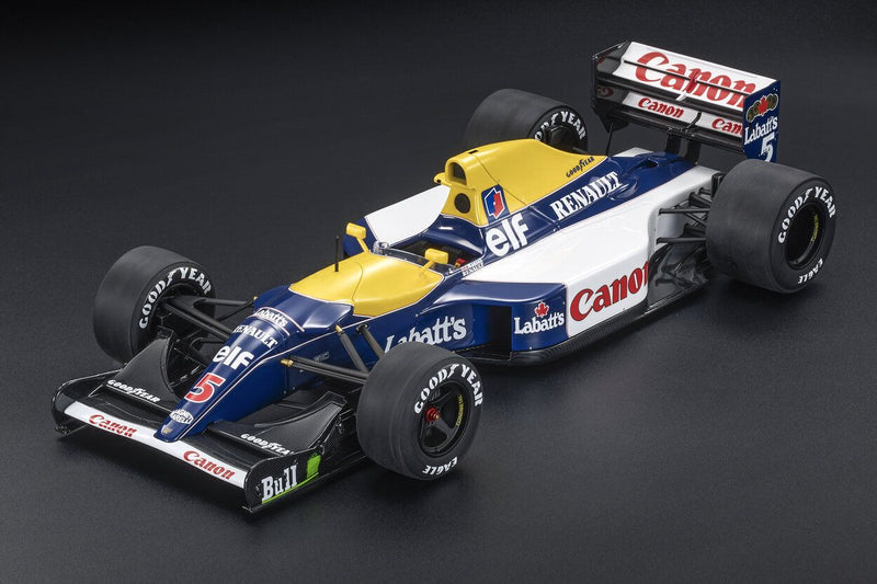 ギャラリービューアに画像をロードする, WILLIAMS F1 FW14B RENAULT N 5 WORLD CHAMPION POLE POSTITION FASTEST LAP AND WINNER BRITISH GP 1992 NIGEL MANSELL BLUE YELLOW WHITE/GP Replicas 1/12ミニカー
