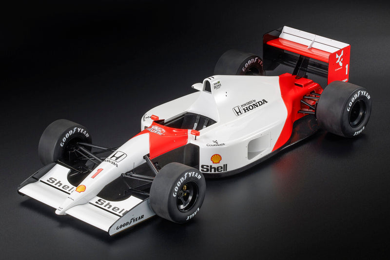 ギャラリービューアに画像をロードする, McLAREN F1 MP4/6 ホンダ 1号車 1991年ブラジルGP ポールポジション&amp;優勝 ワールドチャンピオン ドライバー:アイルトン・セナ レッド/ホワイト/GP-REPLICAS 1/12ミニカー
