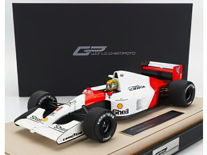 【予約】2025年発売予定McLAREN F1 MP4/6 ホンダ 1号車 1991年モナコGP ポールポジション&優勝 ワールドチャンピオン ドライバーフィギュア付き ドライバー:アイルトン・セナ レッド/ホワイト/GP-REPLICAS 1/12ミニカー