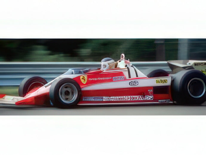 【予約】2025年発売予定FERRARI - F1  312T3 N 12 WINNER CANADIAN MONTREAL GPドライバーフィギュア付 1978 GILLES VILLENEUVE - RED WHITE/GP Replicas 1/12ミニカー