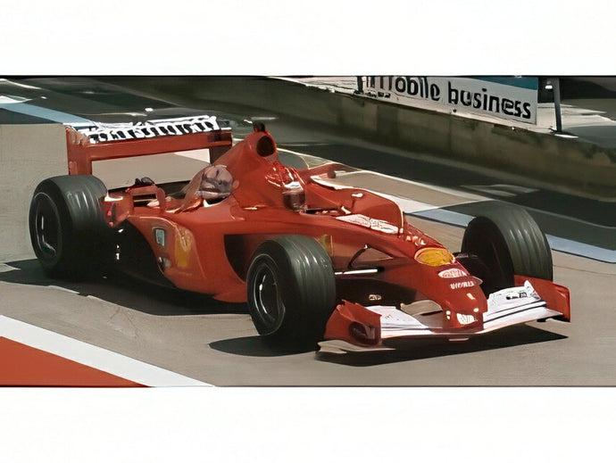 【予約】2026年発売予定FERRARI F1 F2001 N1 優勝 モナコGP 2001 M.シューマッハ ドライバーフィギュア付 レッド ホワイト/ GP Replicas 1/12 ミニカー