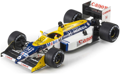 【予約】12月以降発売予定WILLIAMS F1 FW11B ホンダ N 6 ワールドチャンピオン ウィナー ドイツGP (パイロットフィギュア付き) 1987 ネルソン・ピケ ブルー イエロー ホワイト/ GP Replicas 1/12 ミニカー