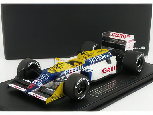 【予約】WILLIAMS F1 FW11B HONDA N 5 WINNER GP SAN MARINO 1987 NIGEL MANSELL BLUE YELLOW WHITE/GP Replicas 1/18ミニカー