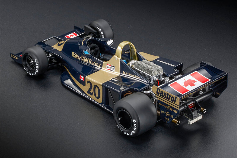 ギャラリービューアに画像をロードする, WOLF - F1 WR1 N 20 WINNER MONACO GP 1977 JODY SCHECKTER - BLACK GOLD /GP Replicas 1/18ミニカー
