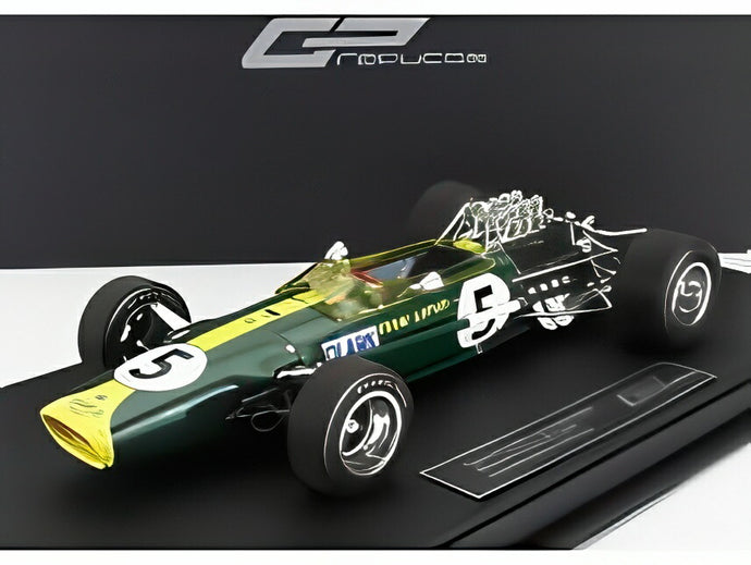 【予約】8月-10月以降発売予定LOTUS F1 49 N 5 1967年イギリスGP優勝 ジム クラーク グリーン イエロー/ GP Replicas 1/18 ミニカー