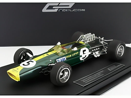 【予約】8月-10月以降発売予定LOTUS F1 49 N 5 1967年イギリスGP優勝 ジム クラーク グリーン イエロー/ GP Replicas 1/18 ミニカー
