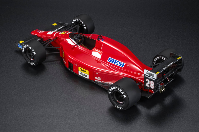 ギャラリービューアに画像をロードする, 【予約】2025年発売予定FERRARI  F1  640 F189 N 28 BRAZILIAN GP 1989 GERARD BERGER  RED/GP Replicas 1/18ミニカー
