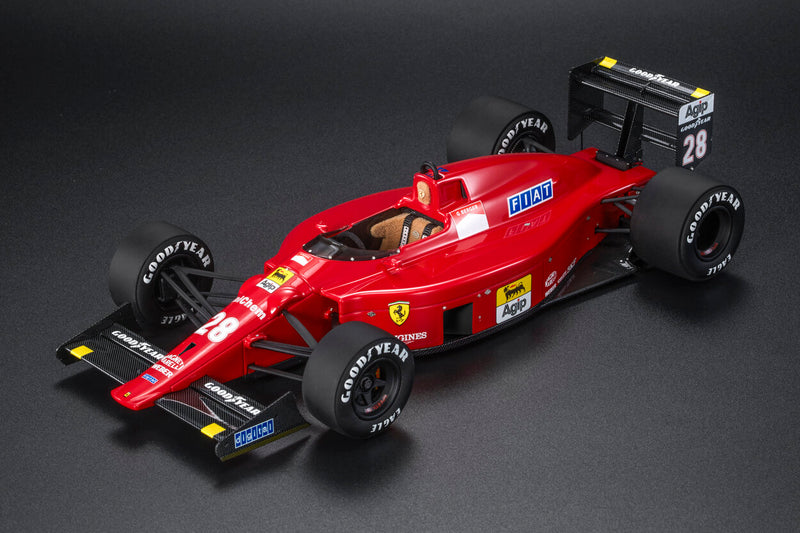 ギャラリービューアに画像をロードする, 【予約】2025年発売予定FERRARI  F1  640 F189 N 28 BRAZILIAN GP 1989 GERARD BERGER  RED/GP Replicas 1/18ミニカー
