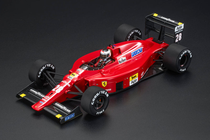 ギャラリービューアに画像をロードする, 【予約】2025年発売予定FERRARI  F1  640 F189 N 28 BRAZILIAN GP フィギィア付き 1989 GERARD BERGER  RED/GP Replicas 1/18ミニカー
