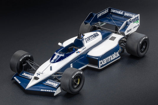 BRABHAM F1 BT53 パルマラット #1 カナダGP優勝 1984 ネルソン・ピケ ホワイト/ブルー / GP Replicas 1/18 ミニカー