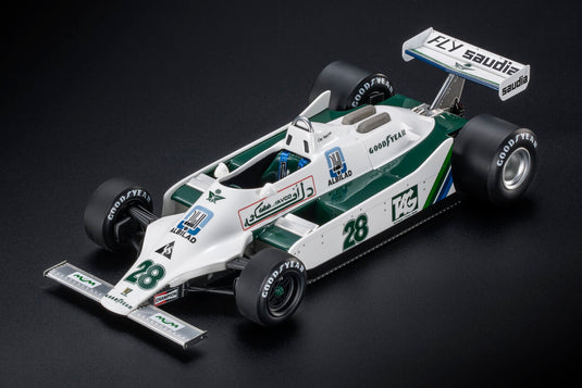 WILLIAMS  F1 FW07 FORD N 28 WINNER BRITISH GP 1979 CLAY REGAZZONI - WHITE/GP Replicas 1/18ミニカー
