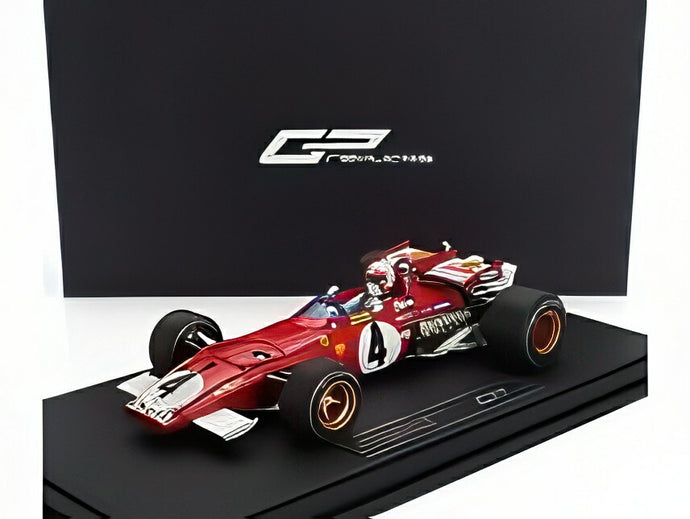 FERRARI F1 312B N4 優勝 イタリアGP 1970 C.レガツォーニ パイロットフィギュア付 レッド/ GP Replicas 1/18 ミニカー