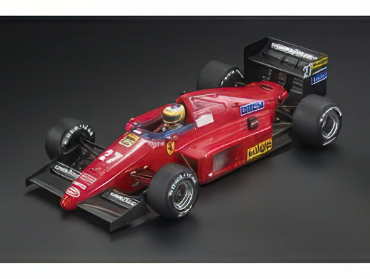 【予約】FERRARI F1 F1/86 N 27 2nd AUSTRIAN GP (with pilot driver) 1986 M.ALBORETO RED/GP Replicas 1/18ミニカー