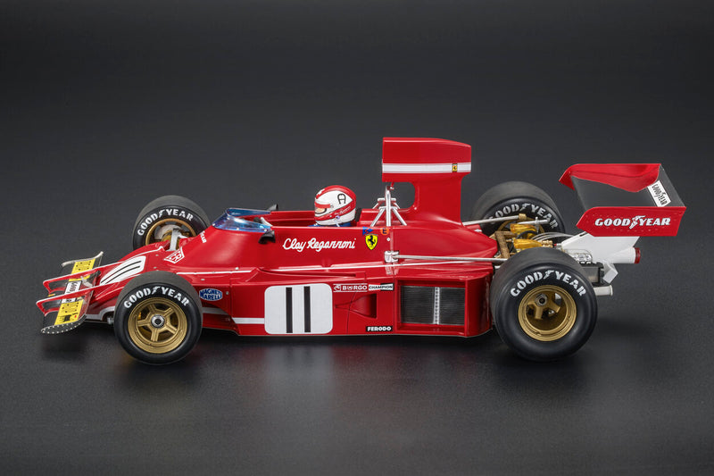 ギャラリービューアに画像をロードする, 【予約】2025年発売予定FERRARI F1 312 B3 N 11 2nd BRAZILIAN GP (with driver figure) 1974 CLAY REGAZZONI RED/GP Replicas 1/18ミニカー
