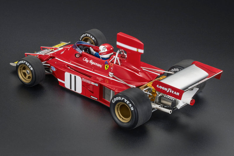 ギャラリービューアに画像をロードする, 【予約】2025年発売予定FERRARI F1 312 B3 N 11 2nd BRAZILIAN GP (with driver figure) 1974 CLAY REGAZZONI RED/GP Replicas 1/18ミニカー
