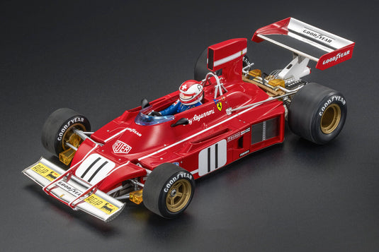 【予約】2025年発売予定FERRARI F1 312 B3 N 11 2nd BRAZILIAN GP (with driver figure) 1974 CLAY REGAZZONI RED/GP Replicas 1/18ミニカー