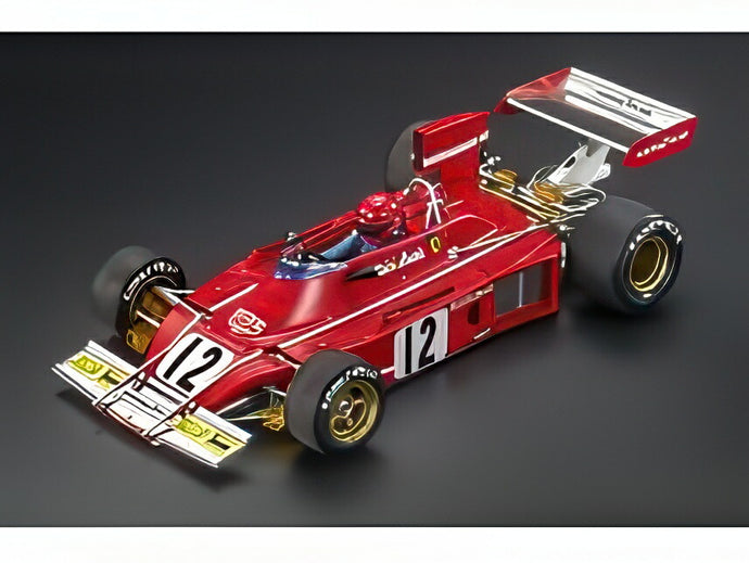 【予約】2026年発売予定FERRARI F1 312 B3 No.12 1974 アルゼンチンGP 2位 N.ラウダ ドライバーフィギュア付 レッド/ GP Replicas 1/18 ミニカー
