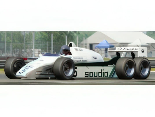 【予約】2025年発売予定WILLIAMS - F1  FW08 TEAM FORD SIX WHEELS (6 RUOTE) N 6 WORLD CHAMPION PRESS VERSION SEASON 1982 KEKE ROSBERG - WHITE GREEN/GP Replicas 1/18ミニカー