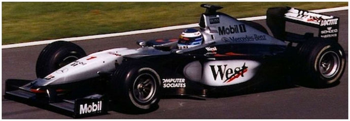 【予約】12月以降発売予定McLAREN F1 MERCEDES MP4/14 N 1 ワールドチャンピオン ポールポジション＆ウィナー スペインGP (パイロットフィギュア付き) 1999 ミカ・ハッキネン ブラック シルバー/ GP Replicas 1/18 ミニカー