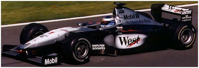 【予約】12月以降発売予定McLAREN F1 MERCEDES MP4/14 N 2 ウィナー ベルギーGP (パイロットフィギュア付き) 1999 デビッド・クルサード ブラック シルバー/ GP Replicas 1/18 ミニカー