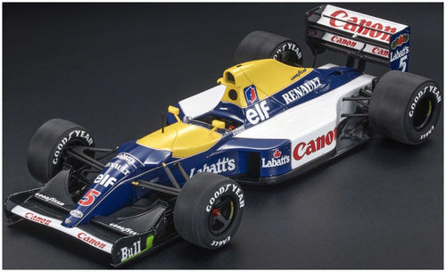 【予約】12月以降発売予定WILLIAMS F1 FW14B RENAULT N 5 ワールドチャンピオン ウィナー イギリスGP (パイロットフィギュア付き) 1992 ナイジェル・マンセル ブルー イエロー ホワイト/ GP Replicas 1/43 ミニカー