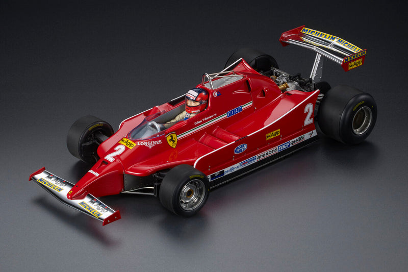 ギャラリービューアに画像をロードする, 【予約】2025年発売予定FERRARI  F1  126C N 1 SEASON フィギィア付き 1980 JODY SCHECKTER  RED/GP Replicas 1/43ミニカー
