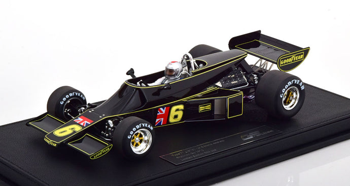 Lotus タイプ77 ブラジルGP アンドレッティ 1976 ケース・ドライバーフィギュア・デカール付 限定500個 / GP Replicas 1/18 ミニカー