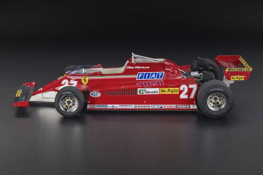 【予約】2026年発売予定 Ferrariフェラーリ 126CK #27 Gilles Villeneuve 1981 カナダGP 限定生産 / GP Replicas 1/18 ミニカー