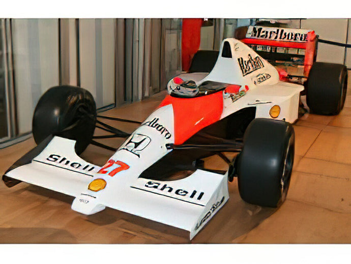 【予約】12月以降発売予定McLAREN F1 MP4/5B HONDA V10 TEAM MARLBORO N 27 WORLD CHAMPION WINNER MONACO GP 1990　ドライバーフィギュア付き AYRTON SENNA WHITE RED/GP Replicas 1/18ミニカー