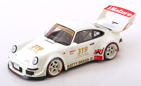 PORSCHE 911 964 RWB NATTI DREAD JUNIOR クーペ 2024 ホワイト/ GT-SPIRIT 1/18 1200台限定ミニカー