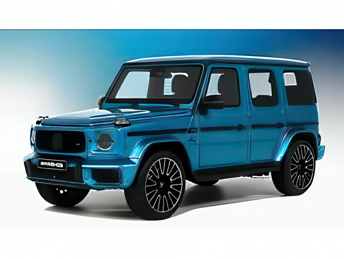 【予約】MERCEDES BENZ G-CLASS G63 AMG 6.3 V12 2024 ハイパーブルーマグノ/ GT-SPIRIT 1/18 ミニカー