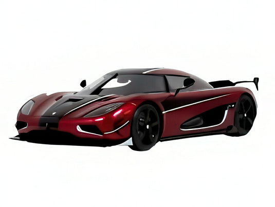【予約】KOENIGSEGG AGERA RS 2017 レッドメタリック ブラックカーボン/ GT-SPIRIT 1/18 ミニカー
