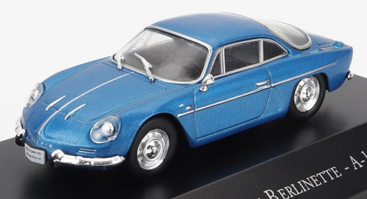 Renaultルノー A110 Dinalpinディナルピン Berlinetteベルリネッタ 1972 ブルーメタリック / EDICOLA 1/43 ミニカー