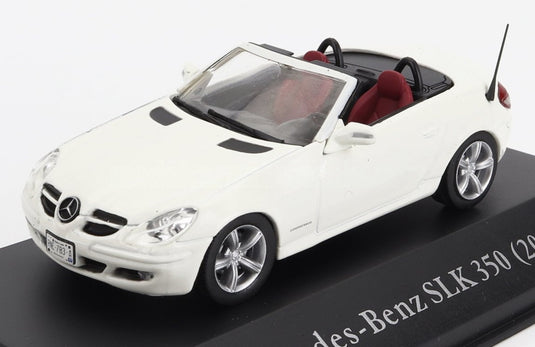 Mercedes Benzメルセデスベンツ SLK Class SLK350 Spiderスパイダー Openオープン 2006 ホワイト / EDICOLA 1/43 ミニカー