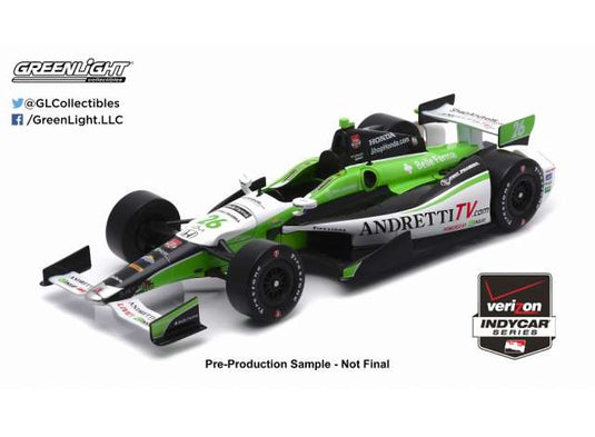 2015 Carlos Munoz #26 Andretti Autosport インディカー/Greenlight 1/18ミニカー