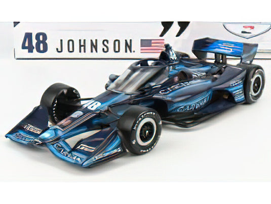 HONDA  TEAM CHIP GANASSI RACING N 48 INDIANAPOLIS INDY 500 INDYCAR SERIES 2021 J.JOHNSON  BLUE BLACK/Greenlight 1/18ミニカー