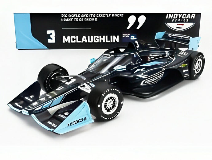 CHEVROLET チームペンスキー N3 インディ500 ポートランドGP 2022 S.マクラフリン ブラックブルー/ Greenlight 1/18 ミニカー