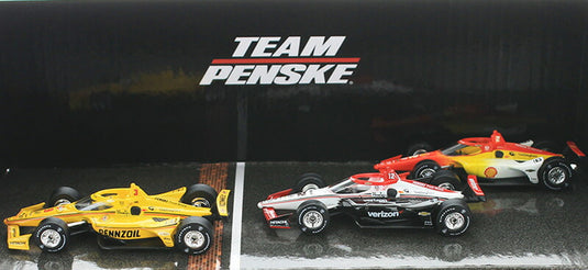 Chevroletシボレー インディカー 2024 ペンスキー 3台セット 模型 レースカー / Greenlight 1/64 ミニカー 模型