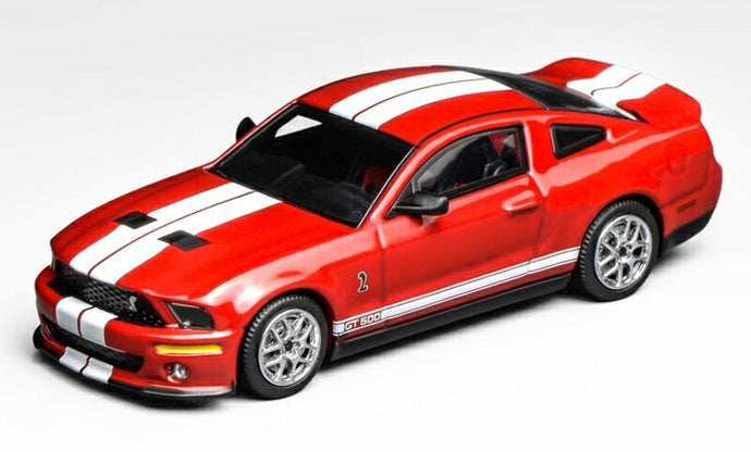 FORD マスタング シェルビー GT500 スーパースネーク クーペ 2007 レッド/ホワイト / Greenlight 1/64 ミニカー
