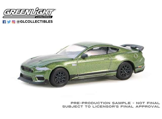 2022 フォード マスタング Mach 1 グリーン Muscle Series 28 ミニカー / Greenlight 1/64 ミニカー