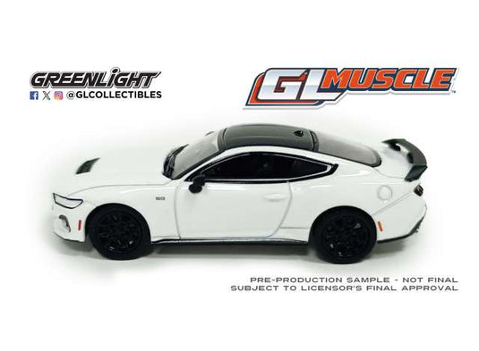 2024 フォード マスタング GLマッスル 30 オックスフォードホワイト Mustang / Greenlight 1/64 ミニカー