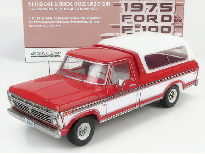 FORD USA  F100 PICKUP 1956 CLOSED 1975  RED WHITE/GREENLIGHT 1/18ミニカー