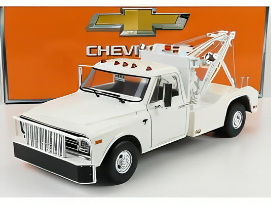 1968 Chevrolet C 30 デューリーレッカー ホワイト ミニカー / GREENLIGHT 1/18