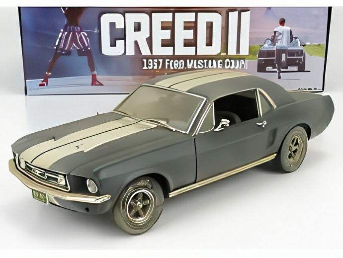 FORD USA マスタング クーペ 1967 ADONIS CREED'S II マットブラック/ Greenlight 1/18 ミニカー
