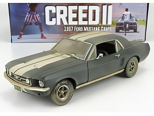 FORD USA マスタング クーペ 1967 ADONIS CREED'S II マットブラック/ Greenlight 1/18 ミニカー